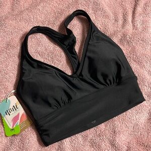 NWT Nani Point Break crop swim top XS